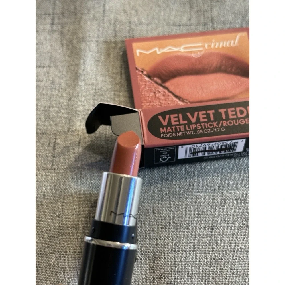 MAC Macximal Matte Lipstick | 617 Velvet Teddy | New In Box 0.05oz/1.7g Mini New